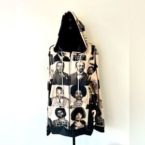 Vintage look Civil Rights Leaders zip up hoodie
NWOT
Never worn 
Size: L
Unisex
